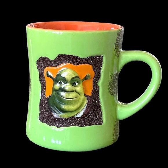 Rare Shrek Mug 4D Universal Studios 2007 Dream Works Coffee Mug Collectable - Picture 1 of 6